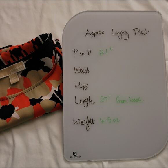 Michael Michael Kors houndstooth poppy handkerchief butterfly blouse size S/M - Picture 9 of 10